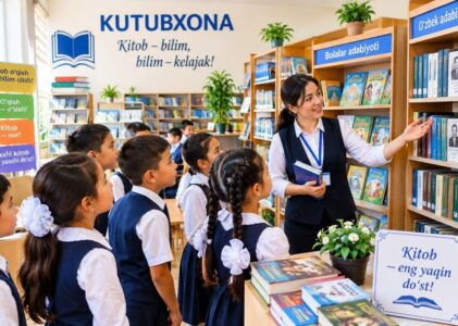 #Qiziqarli_kutubxonada…